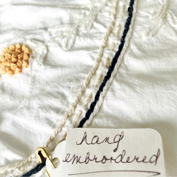 Vintage Hand Embroidered Handmade Fringe Summer Bedspread Quilts Sheet Linens - Picture 3 of 16